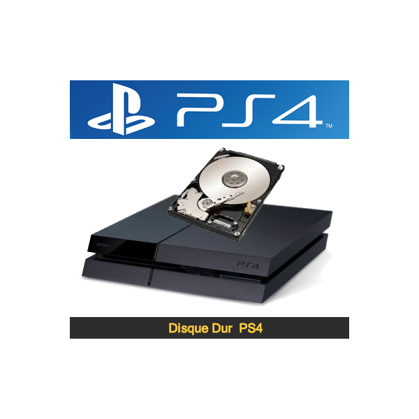 SERVICE RÉPARATION DISQUE DUR HDD PS4 2TO (disque dur hs ou fichiers  defectueux)