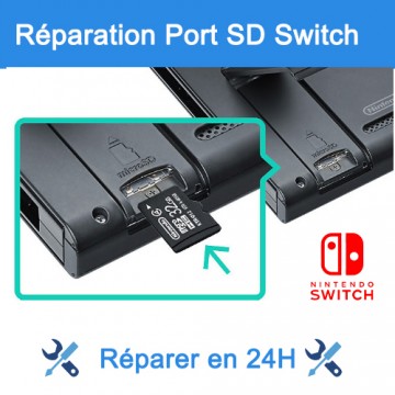 Changement Lecteur Carte SD Nintendo Switch - Third Party